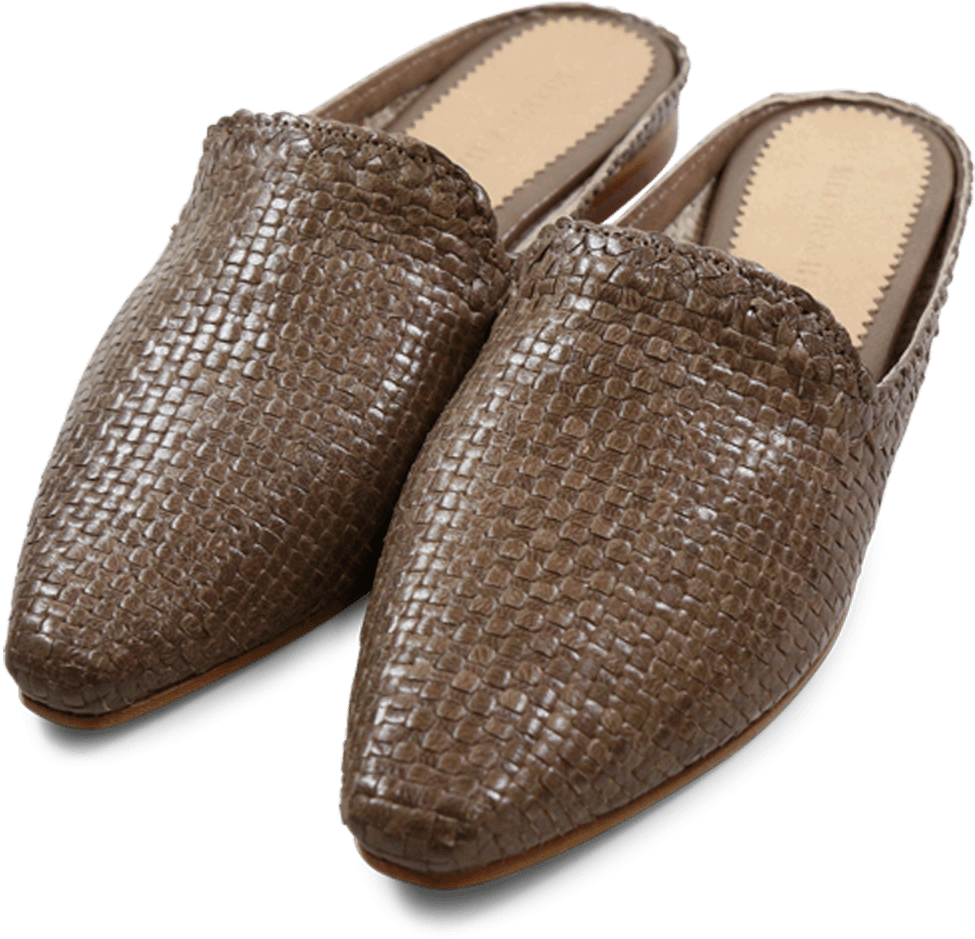 Mules Joolie 10 Little Woven Crayon Ls Natural - Slip-on Shoe (1024x1024), Png Download