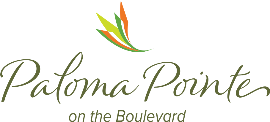 Paloma Pointe Senior Living - Calligraphy (928x458), Png Download