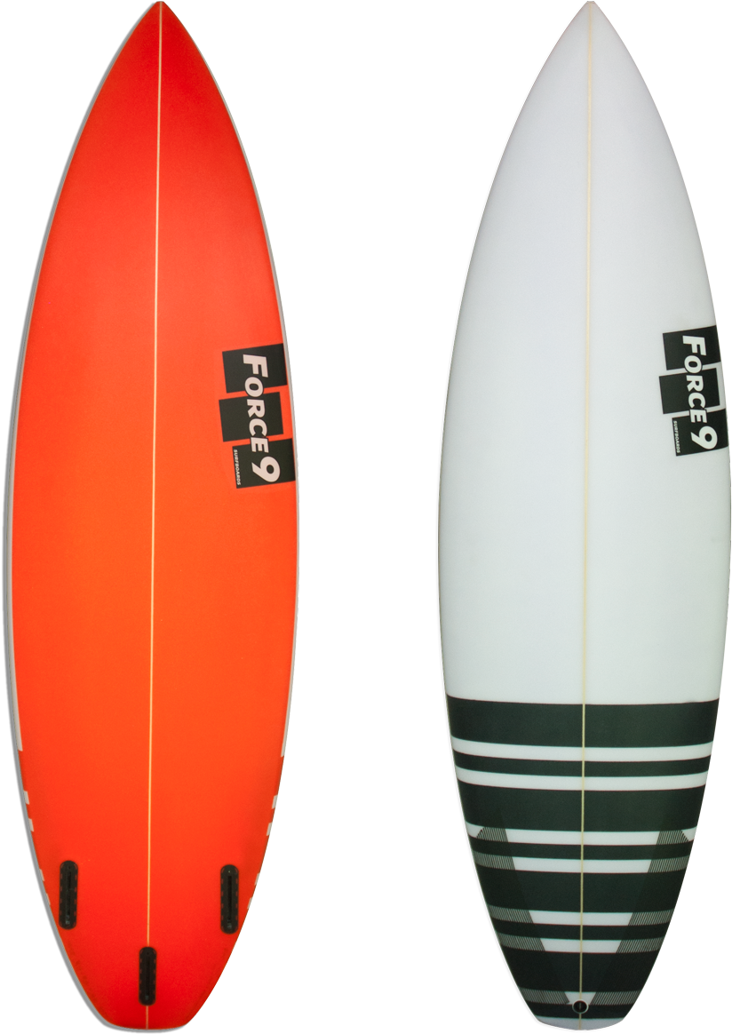 Force 9 Surfboards Grom Rounded Square Top Bottom - Surfboard (1200x1200), Png Download
