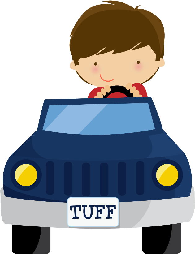 Jack Clipart Cartoon Car - Little Boy Car Clipart (707x900), Png Download