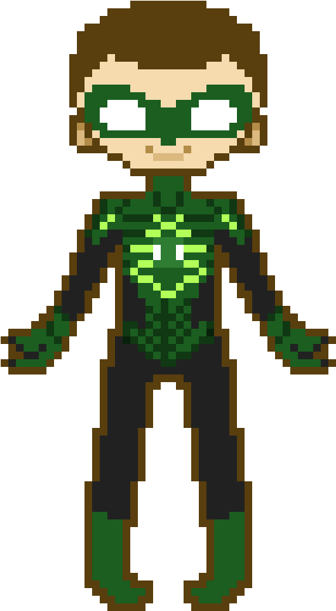 Green Lantern - Justice League (550x1188), Png Download