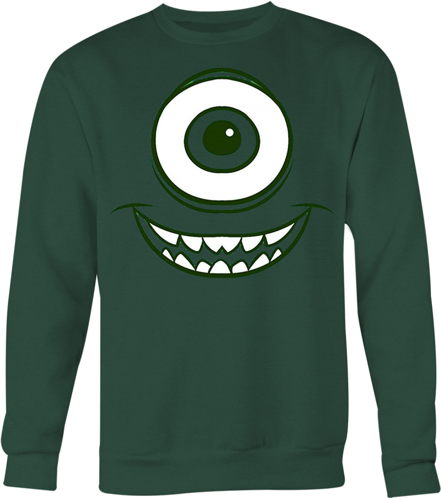 Monsters Inc Mike Wazowski T-shirt - Shirt (1024x1024), Png Download