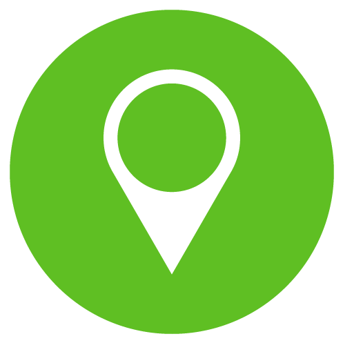 Location Pin Green 03 Boxed - Circle (1000x500), Png Download