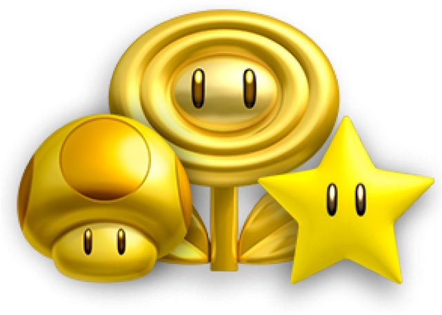 Coins Clipart Super Mario Coin - New Super Mario Bros 2 All Powerups (640x480), Png Download