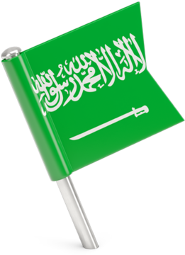 Saudi Arabia Flag Png Pin (640x480), Png Download