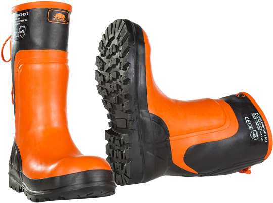 Black/orange - Bottes Sip Protection (720x1080), Png Download