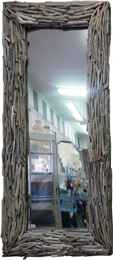 Mirror Driftwood - Picture Frame (1033x1032), Png Download