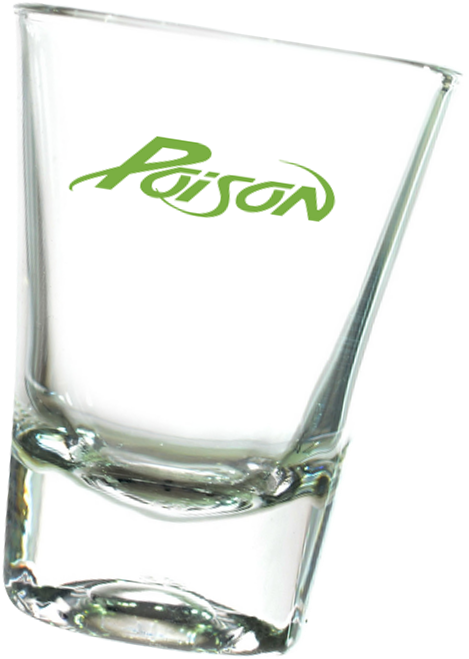 Features Three Different Shot Glasses, With Three Different - Pint Glass (1080x1080), Png Download
