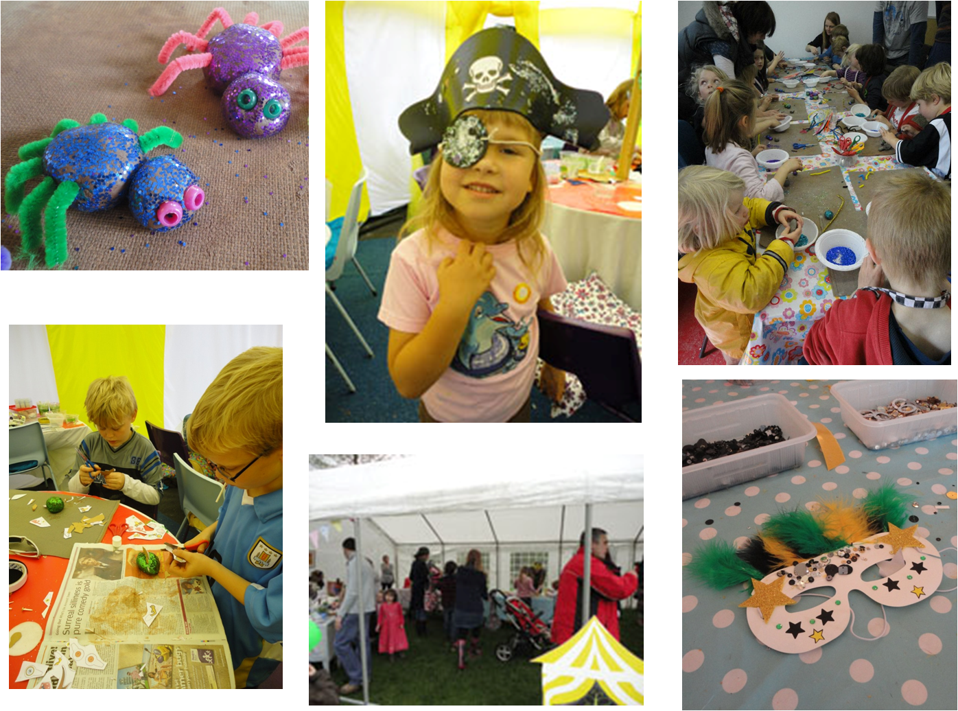 A Great Way To Brighten Up An Event With Children Walking - Collage (1396x1036), Png Download