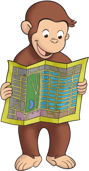 Curious George Cartoon Monkey Images - Transparent Pic Curious George (600x600), Png Download