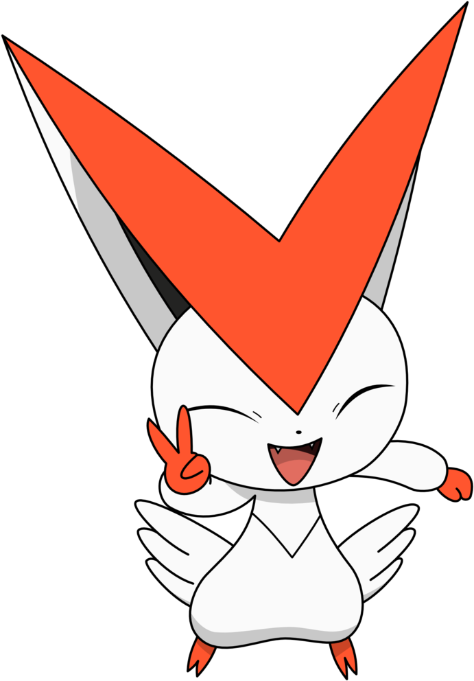 Shiny Png - Pokemon Victini Shiny (1024x1024), Png Download