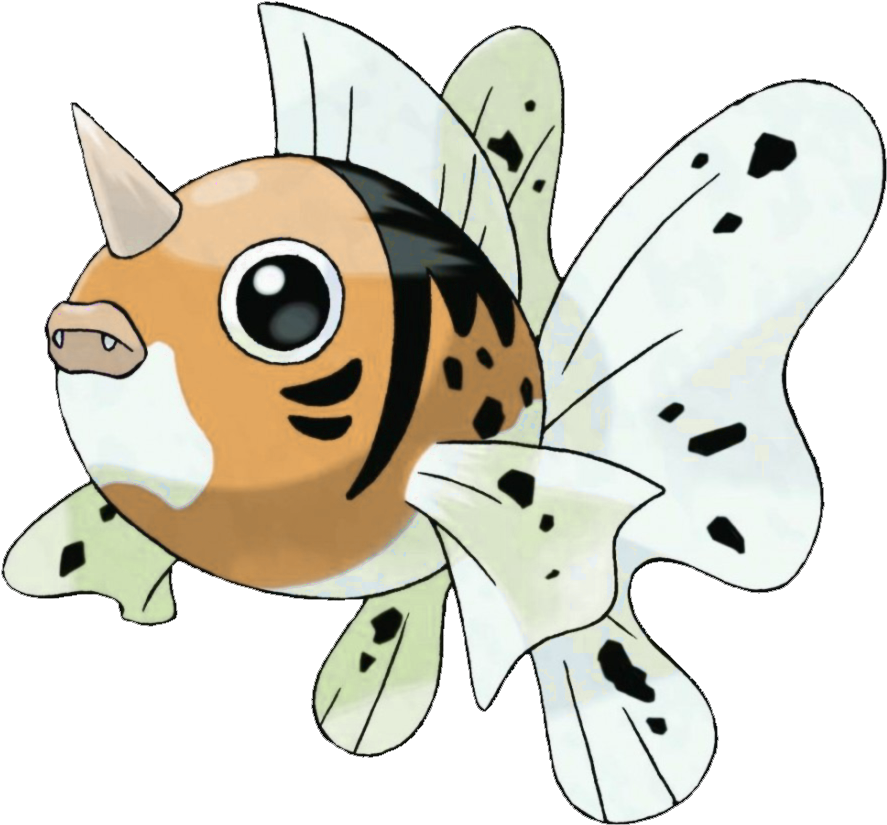 119seaking-shiny - Seaking Pokemon Go (901x838), Png Download