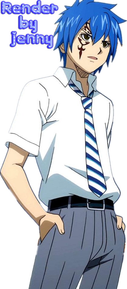 Render Anime Boy By Jenny192 On Clipart Library - Fairy Tail Jellal (422x959), Png Download