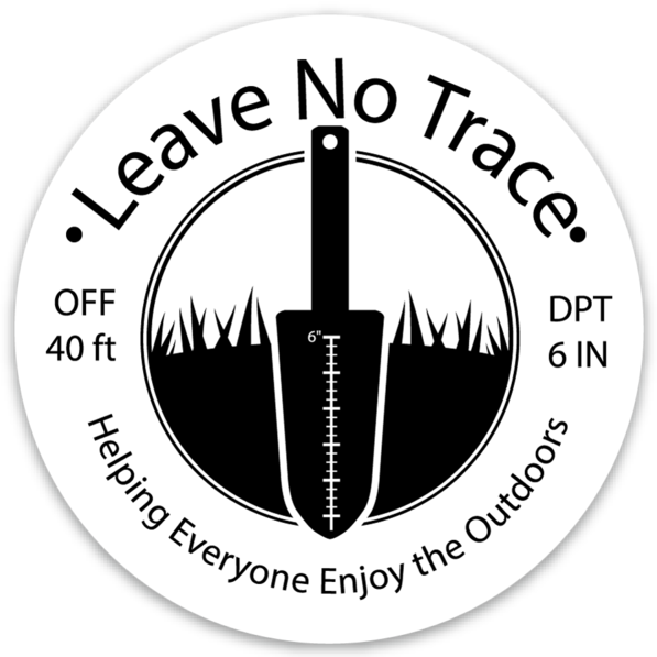 Leave No Trace Sticker - Icon (597x597), Png Download