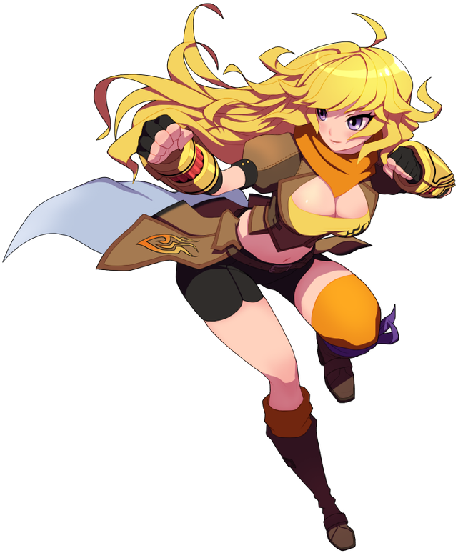 6 Jul - Rwby Amity Arena Characters (1103x1200), Png Download