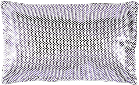 Image For 12x20" Grey Silver Shiny Decorative Pillow - Mesh (519x804), Png Download