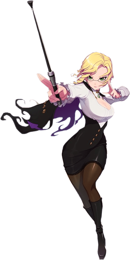 Download - Glynda Goodwitch Rwby Fanart (455x861), Png Download