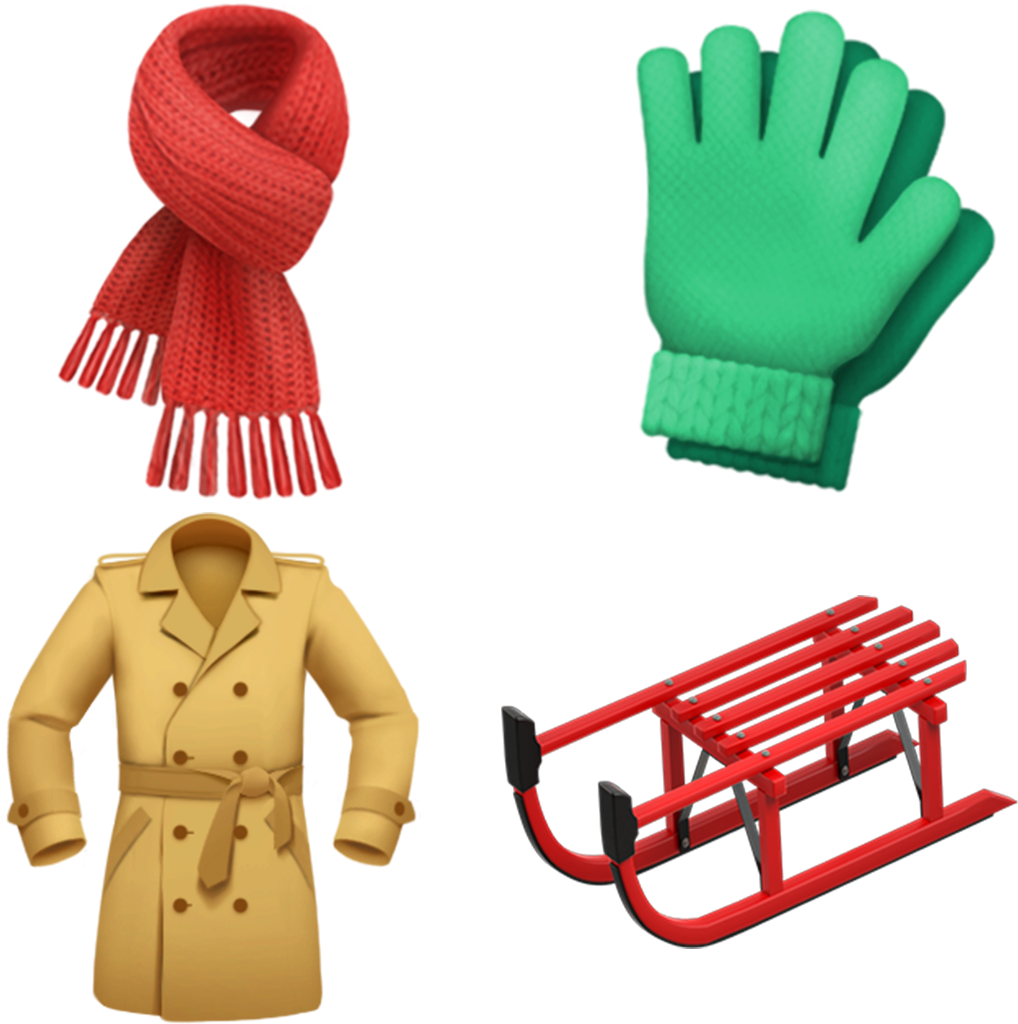 Images Via Apple - Sled Emoji (1198x1076), Png Download