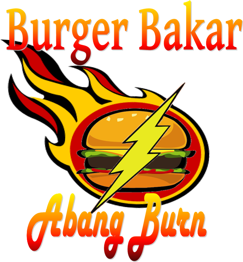 Cropped Logo Abang Burn 1 - Burger Bakar Abang Burn Logo (804x867), Png Download