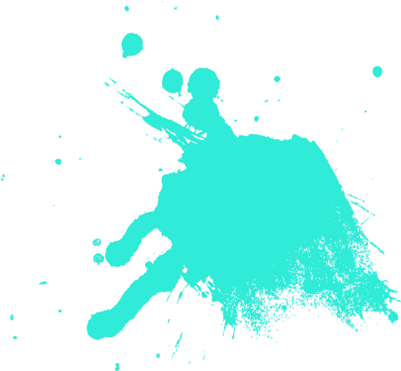 Брызги Краски, Клякса, Потек Краски - Пятно Краски Png (600x533), Png Download