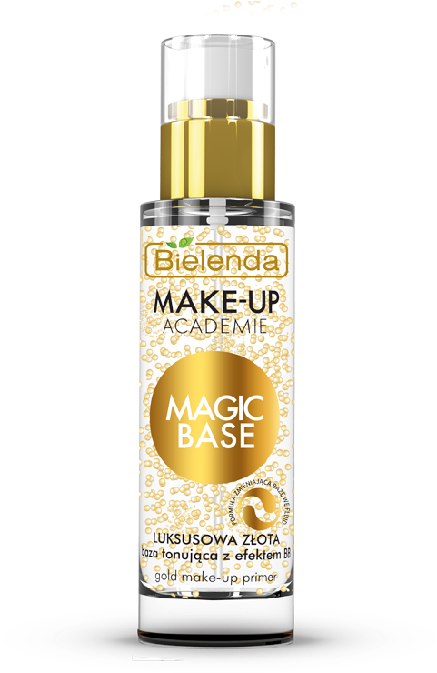 Make Up Academie Magic Base Nourishing Gold Make Up - Bielenda Primer (482x751), Png Download