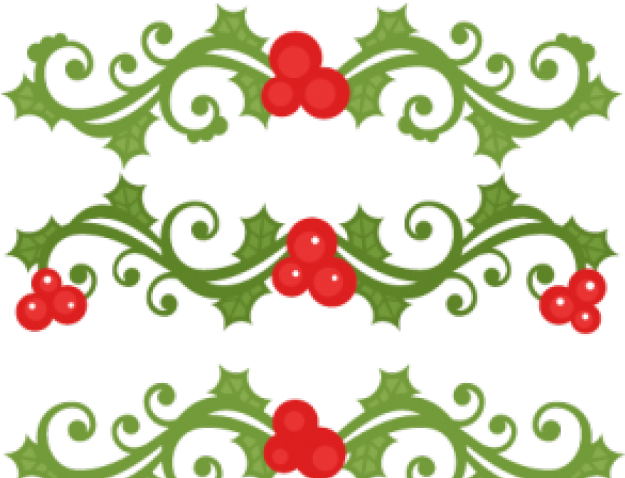 Poinsettia Clipart Flourishes - Christmas Flourish Svg (640x480), Png Download