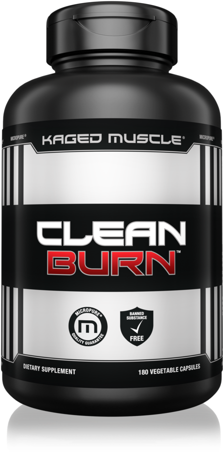 Kaged Muscle Clean Burn (863x1024), Png Download