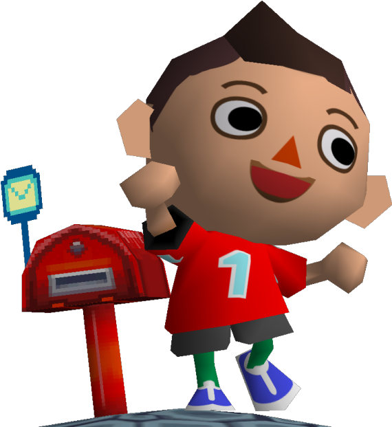 Wii Super Smash Bros Brawl - Smash Bros Brawl Animal Crossing Boy (750x650), Png Download