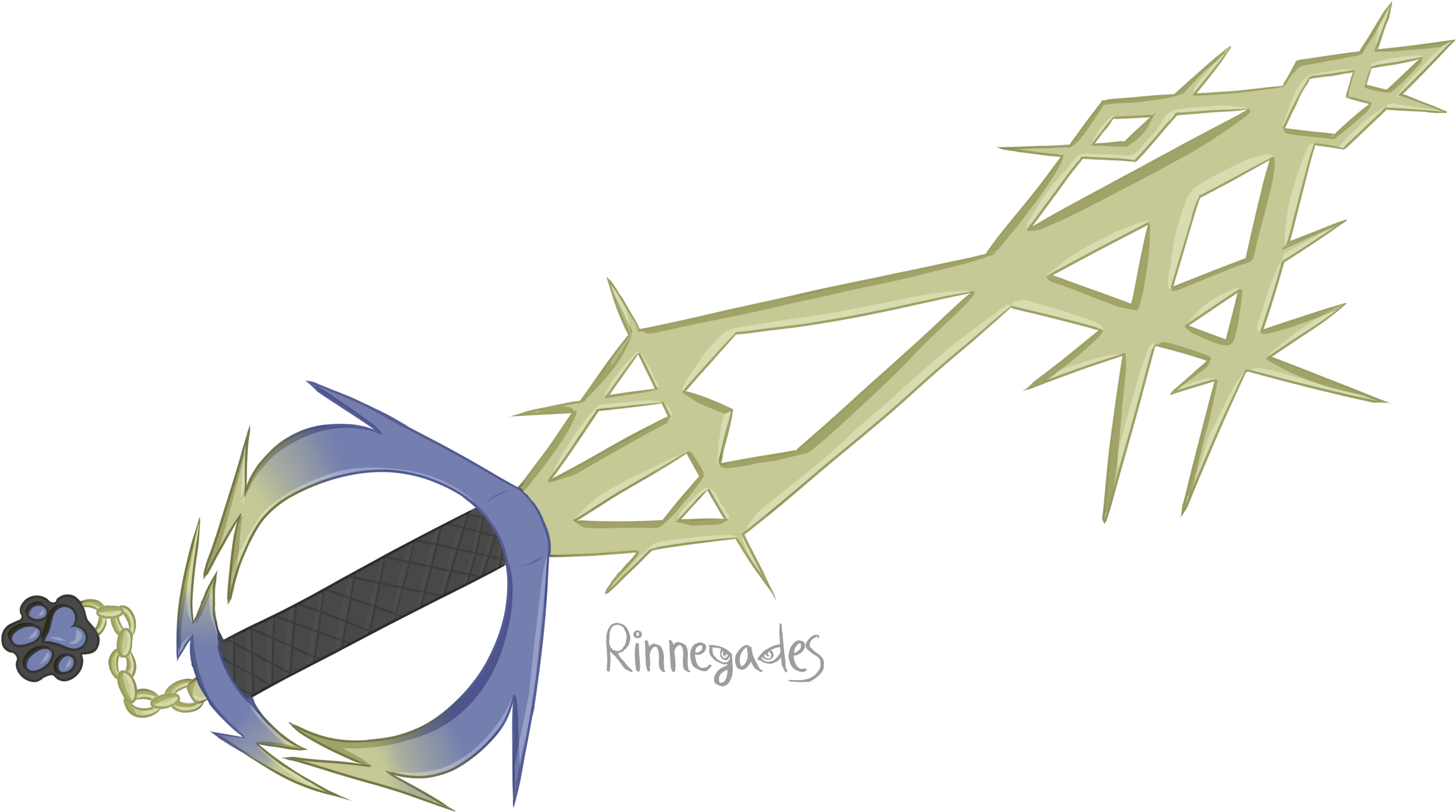Been Meaning To Redesign My Keyblade For Awhile, So - Engineering (2723x1566), Png Download