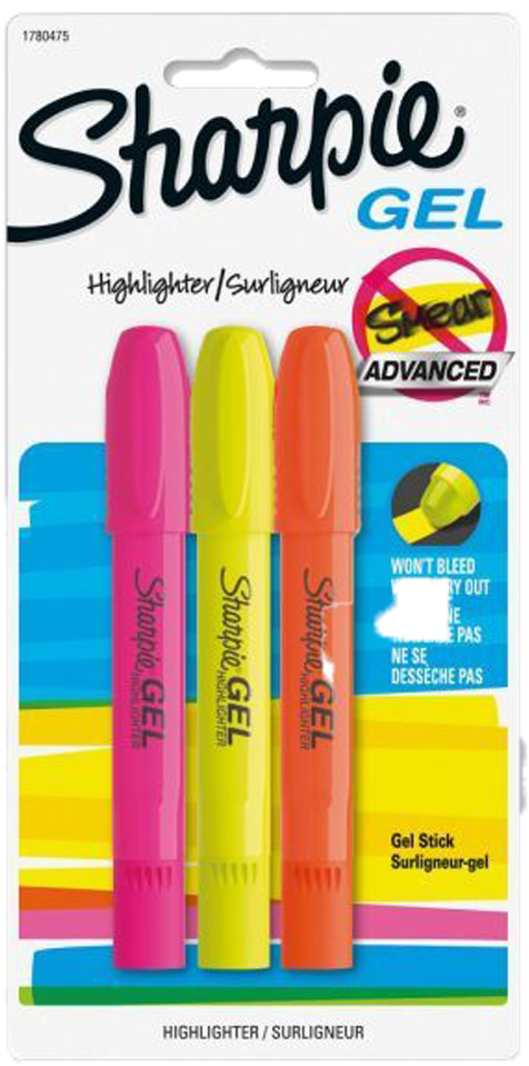 Sharpie Gel Highlighters - Sharpie Gel Highlighter (1000x1000), Png Download