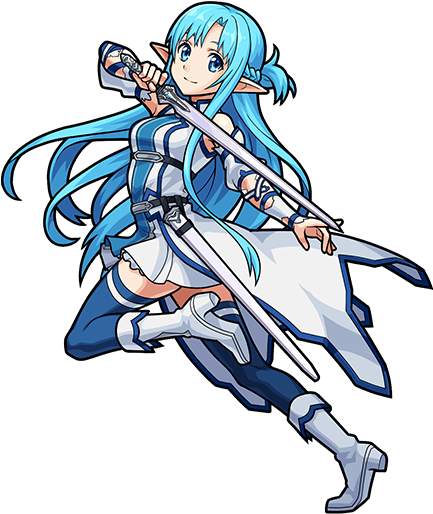 3495 - モンスト アスナ (800x620), Png Download