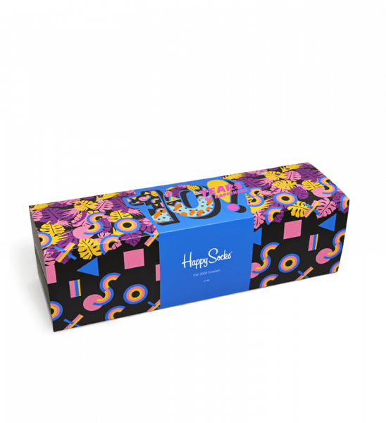 Happy Socks 10 Year Anniversary Socks Gift Set - Socks Limited Edition (548x600), Png Download