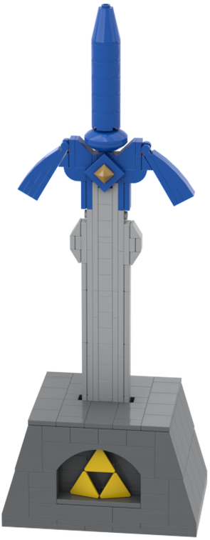 Master Sword 1 - Sword (640x853), Png Download