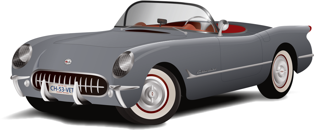 Convertible Clip Art (1000x1000), Png Download