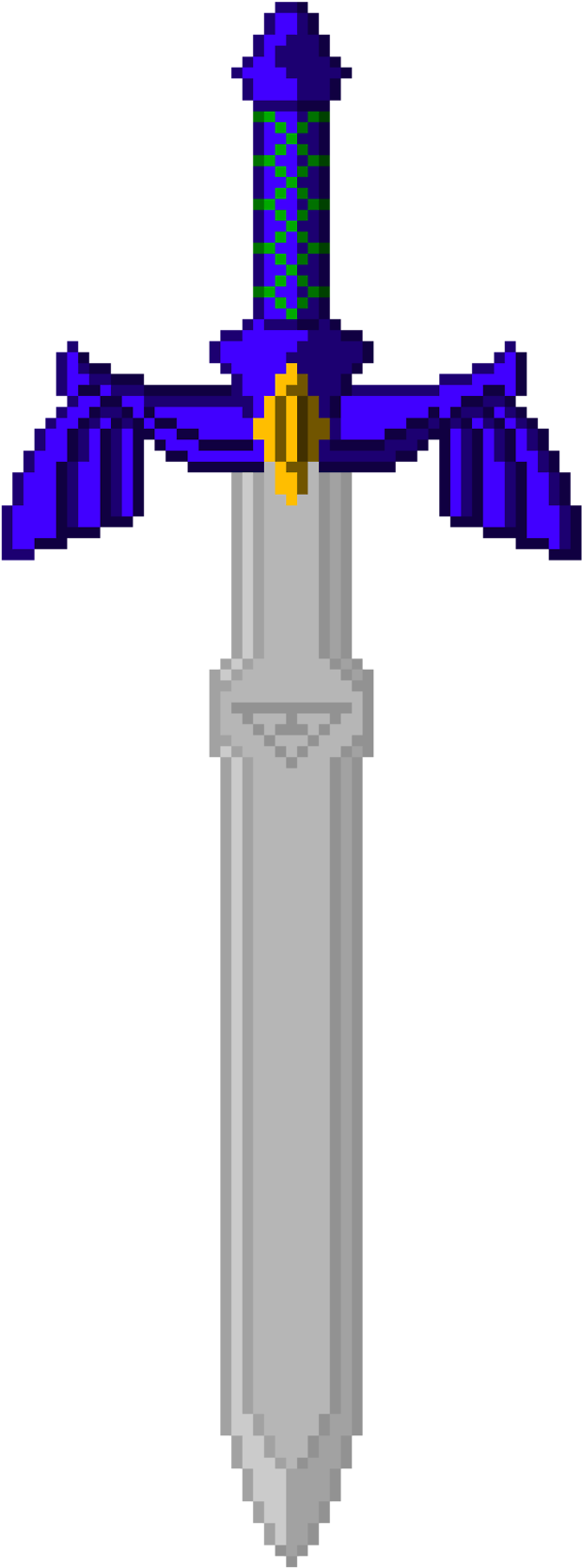 Simple Master Sword - Cross (710x1920), Png Download