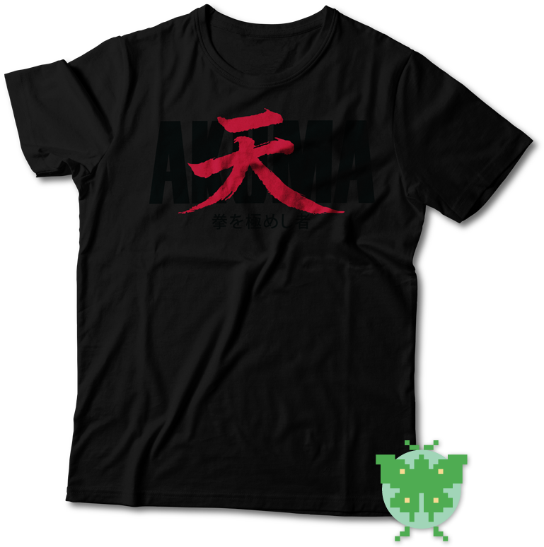 White Akuma X Akira Shirt Black Akuma X Akira Shirt - Shirt (800x800), Png Download