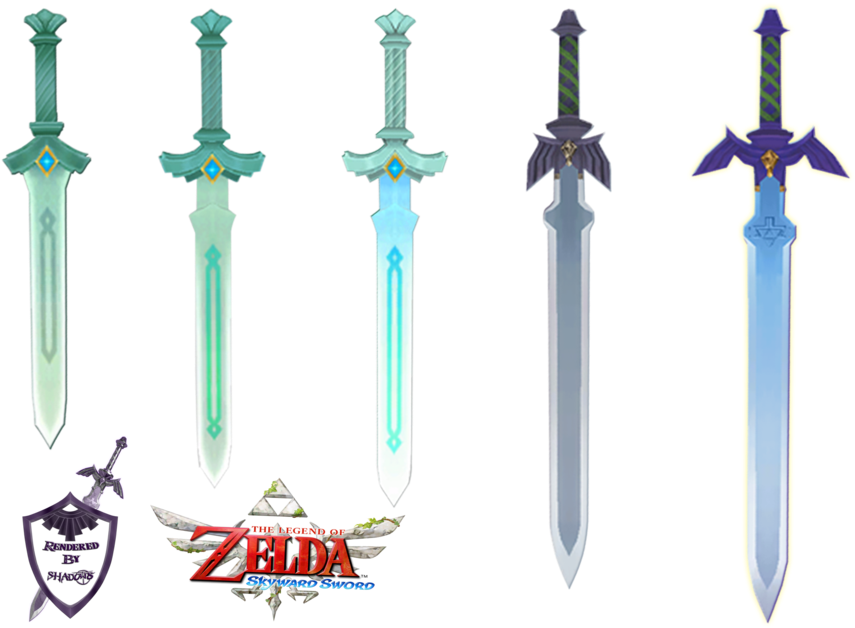 900 X 633 1 - Legend Of Zelda Skyward Sword Swords (900x633), Png Download