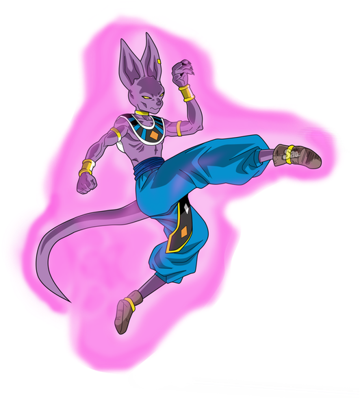 Beerus Dbs 2 By Saodvd-d9qsetn - Goku Ssg Vs Bills (547x594), Png Download