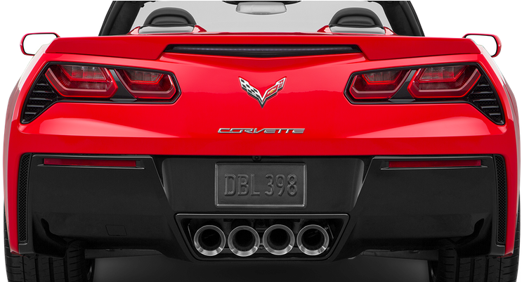 View Photos, Open Photo Gallery - 2019 Z51 Corvette Rear (800x400), Png Download