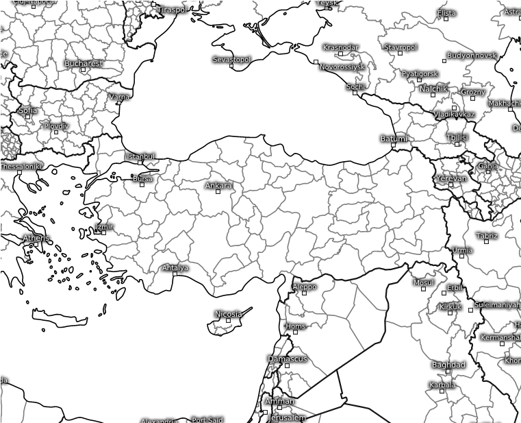 White Map Of Turkey (760x760), Png Download