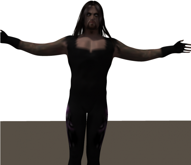 Undertaker Royalty-free 3d Model - Standing (620x580), Png Download