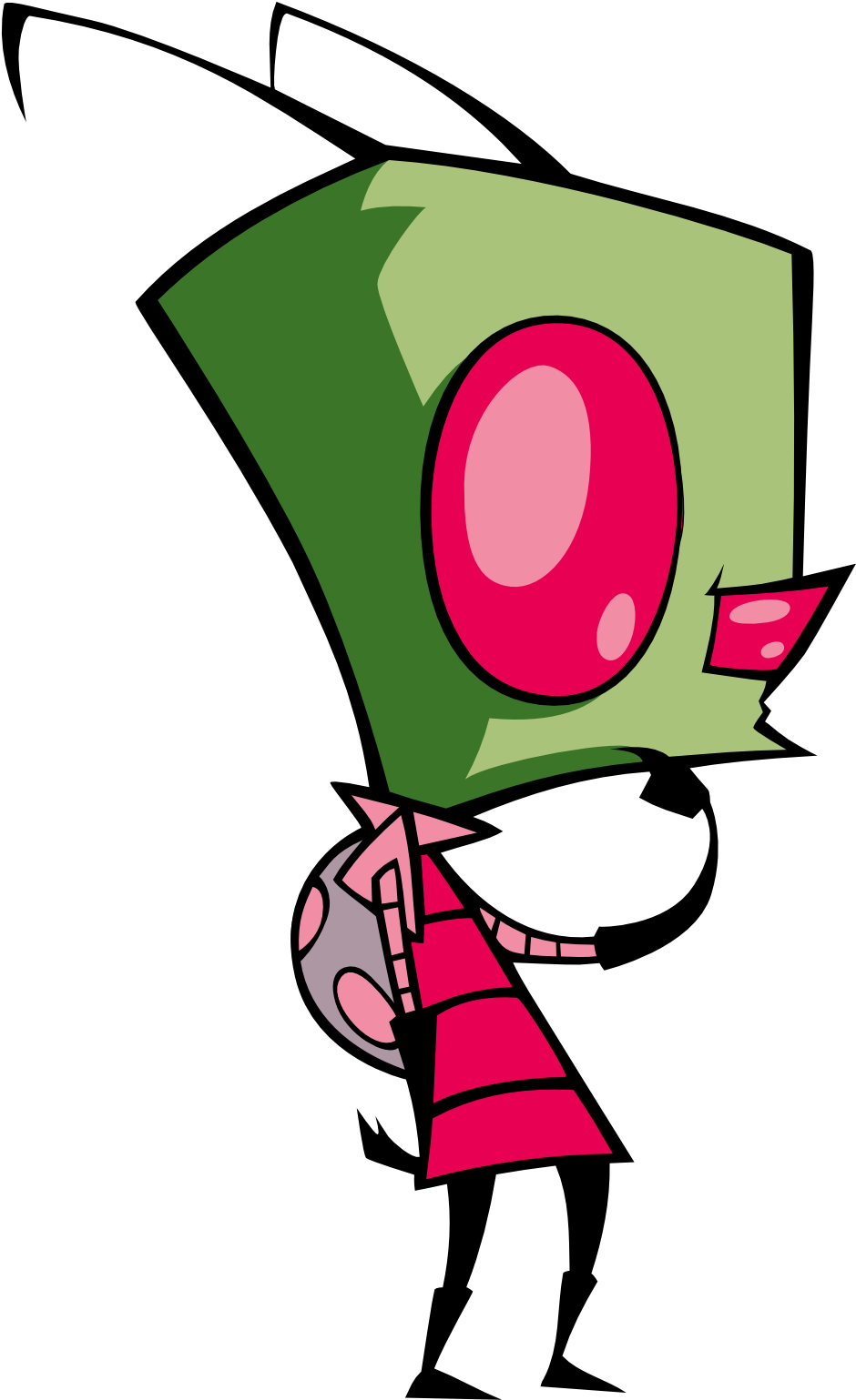 Invader Zim - Invader Zim Zim (1200x1697), Png Download