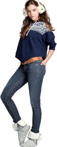 Largest Collection Of Free To Edit Barbara Palvin Png - Girl (183x467), Png Download