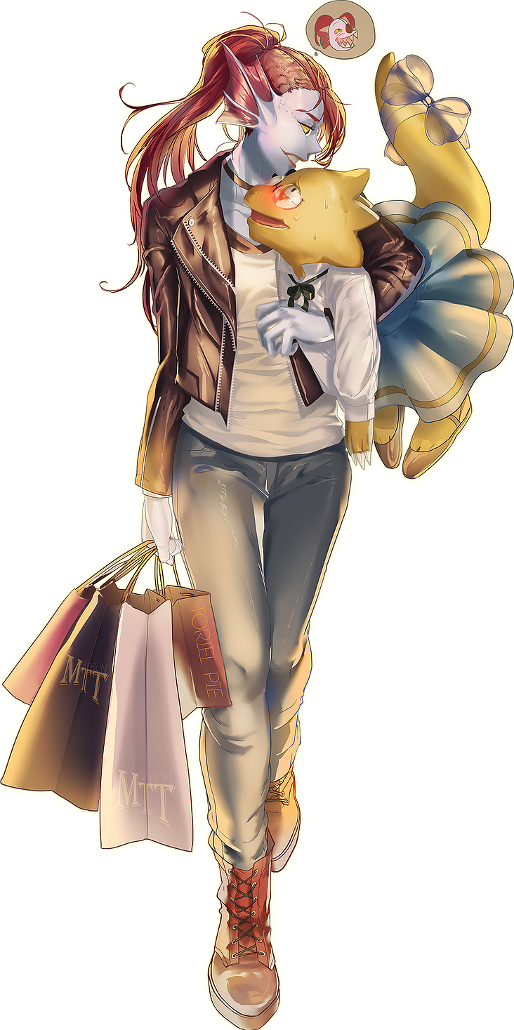 Alphys X Undyne - Cartoon (732x1467), Png Download