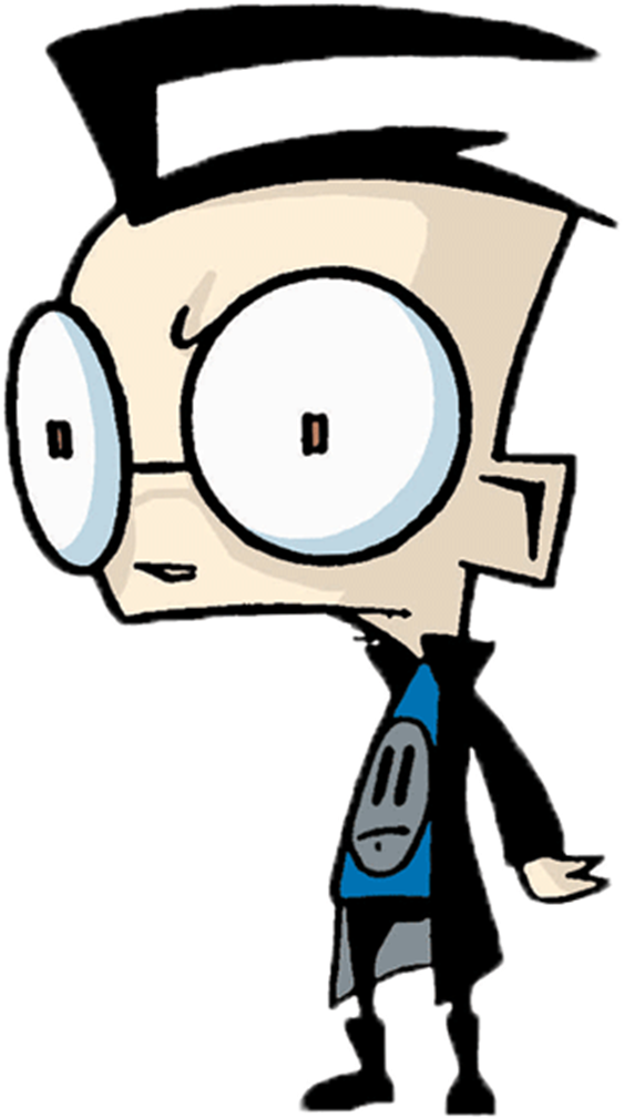 We're Doomed Iz With Tropicalpeacock - Invader Zim Dib Png (588x1038), Png Download