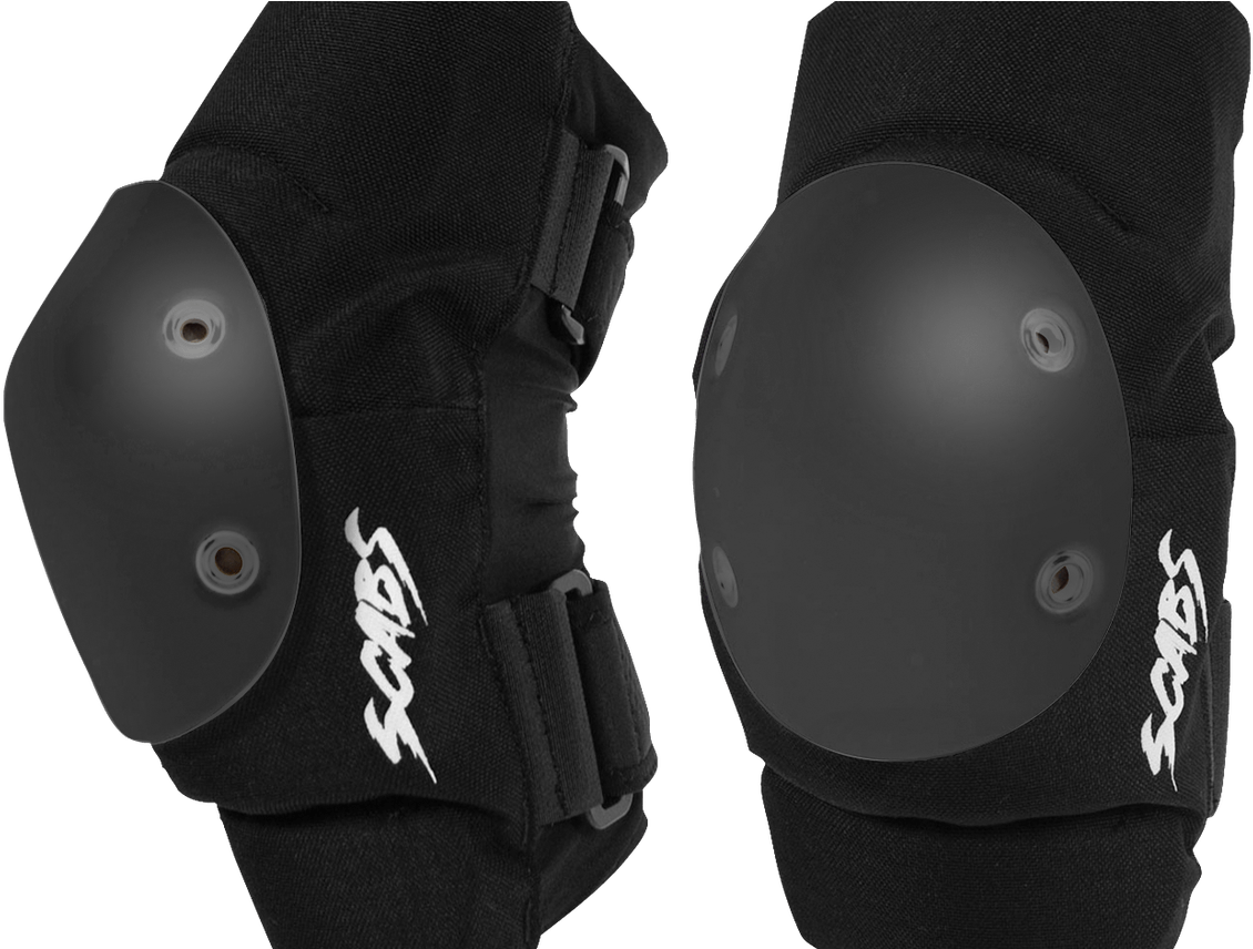 Smith Scabs Elite Elbow Pad Black/black Smithscabs - Football Elbowpad Png (1368x855), Png Download