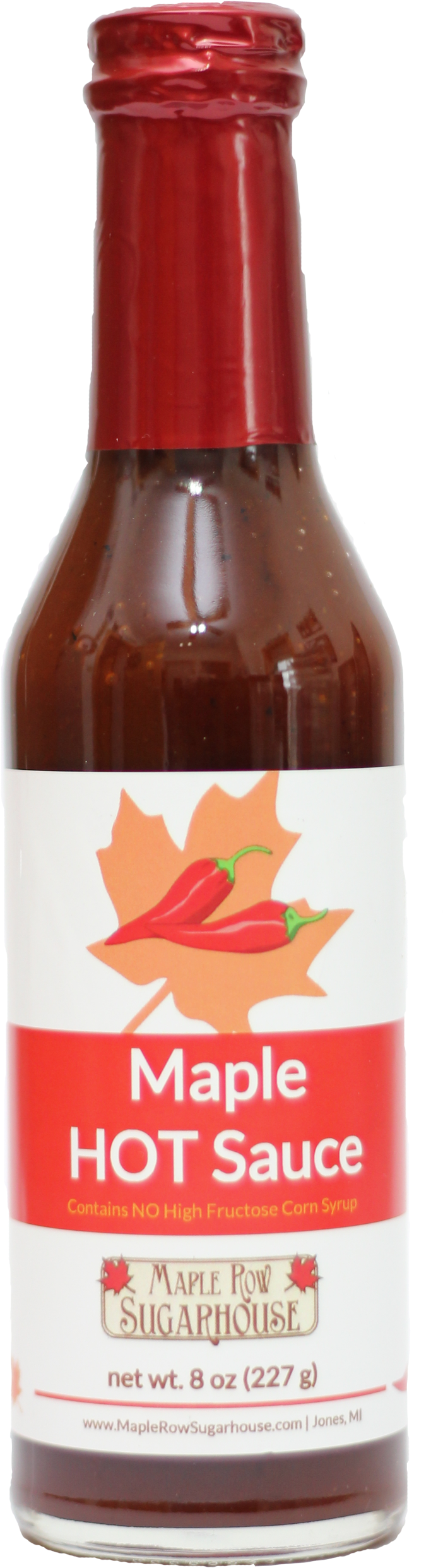 Maple Hot Sauce 8oz - Glass Bottle (2133x3200), Png Download