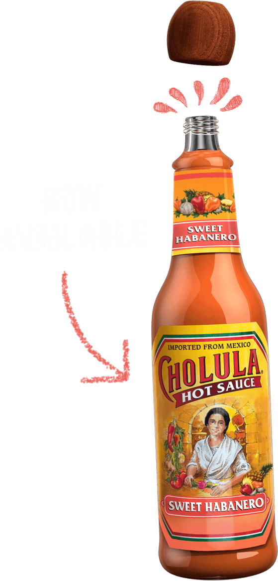 Reap The Benefits - Cholula Hot Sauce Sweet Habanero (559x1165), Png Download