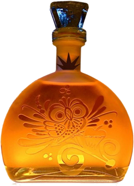 Tequila Extra Añejo - Glass Bottle (760x679), Png Download