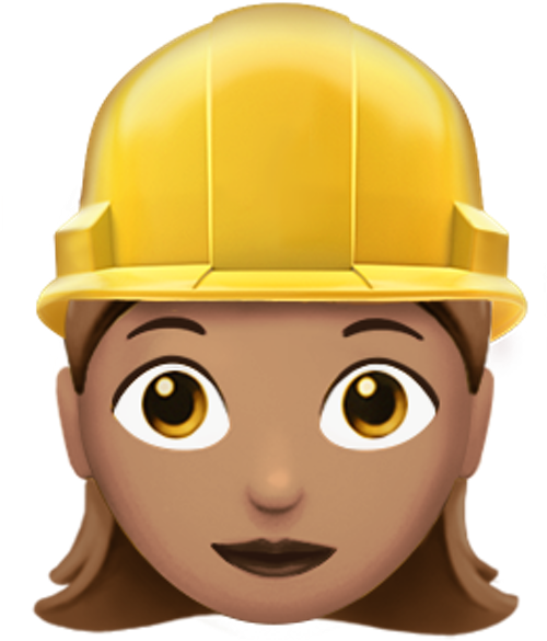 More Free Hard Working Female Png Images - Iphone Emoji Work (614x614), Png Download